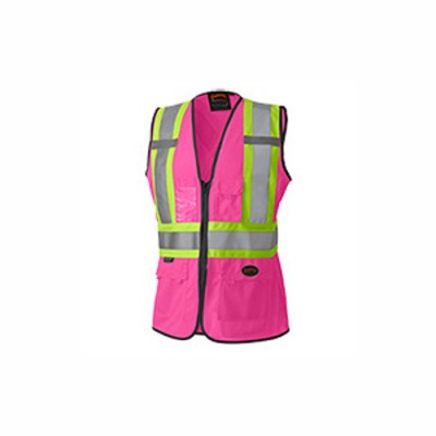 Gilet de signalisation pour femmes , rose  , v10211840-139pk